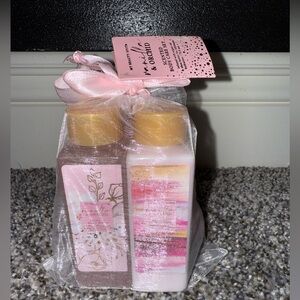 Pink body care gift set NWT